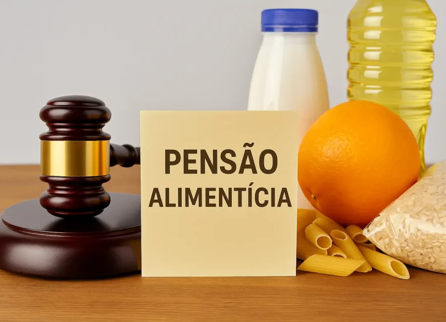 A pensão alimentícia pode ser paga em alimentos